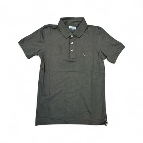 CAMISETA CON CUELLO TALLA  S - RF - COD4 - BASIC TONE - PLOMO
