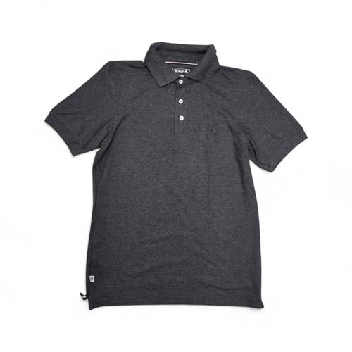 CAMISETA CON CUELLO TALLA S - RF - COD4 - BASIC TONE - PLOMO RATON