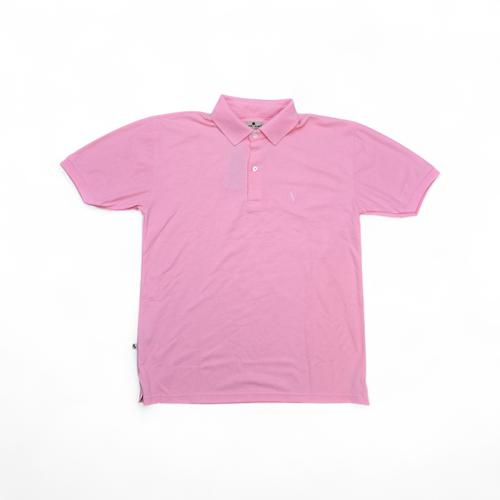 CAMISETA CON CUELLO TALLA L - TC - COD4 - BASIC TONE - ROSADO