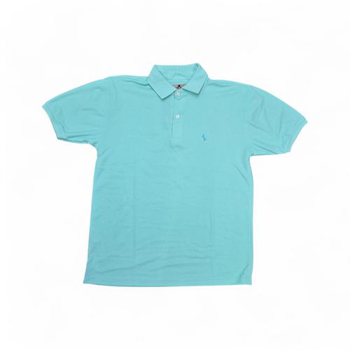 CAMISETA CON CUELLO TALLA XL - TC - COD4 - BASIC TONE - VERDE MENTA