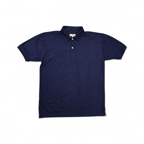 CAMISETA CON CUELLO TALLA XL - TC - COD4 - BASIC TONE - AZUL MARINO