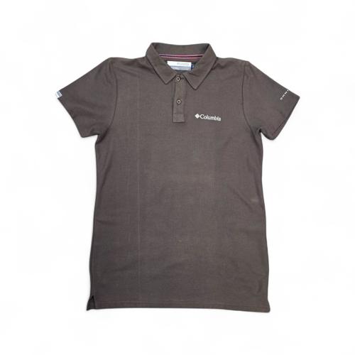 CAMISETA CON CUELLO TALLA S - RF - COD71 - SPORTWEAR - CUELLO FRANCES BASIC - CAFÉ