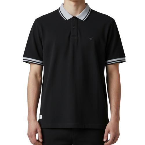 CAMISETA CON CUELLO |CUELLO BICOLOR | REG. F./ T. POLO | NG/GR | HOMBRE