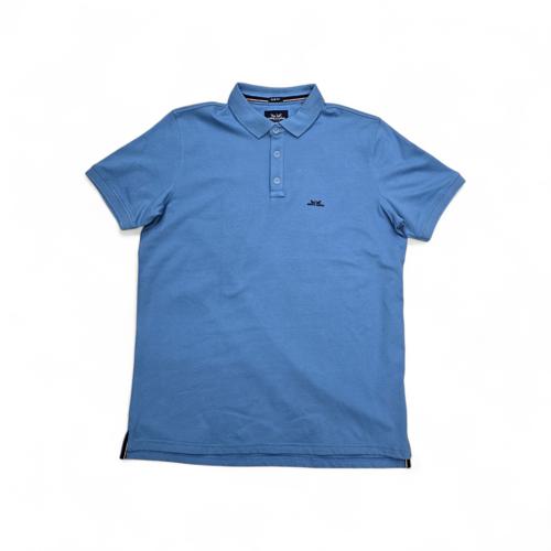 CAMISETA TALLA L - RF - COD11 - STYLE BASIC  - CUELLO FRANCES BASIC - CELESTE JOSEFINA (LICHEN BLUE)