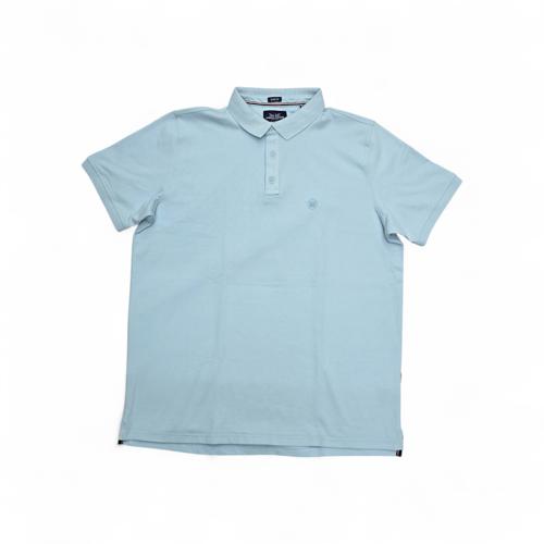 CAMISETA TALLA L - RF - COD11 - STYLE BASIC  - CUELLO FRANCES BASIC - CELESTE