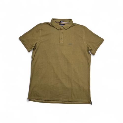 CAMISETA TALLA L - RF - COD11 - STYLE BASIC  - CUELLO FRANCES BASIC - CAKI (OLIVA)