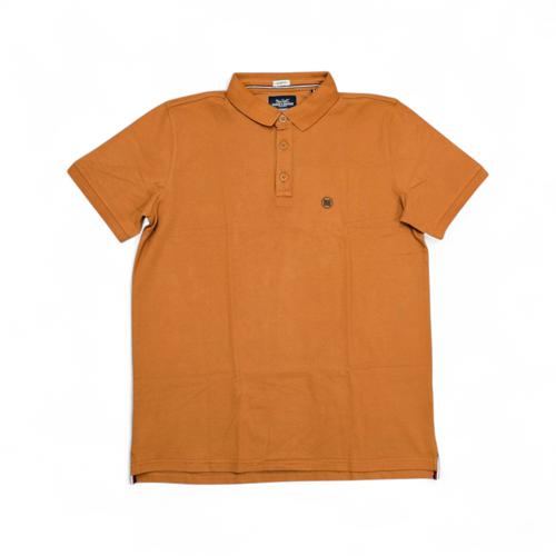 CAMISETA CON CUELLO TALLA 2XL - RF - COD11 - CLASSIC DEFAULT - CUELLO FRANCES - NARANJA OSCURO (AUTUN)