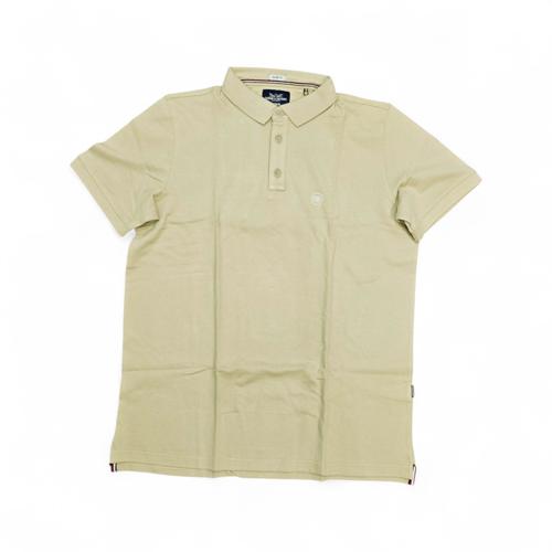 CAMISETA CON CUELLO TALLA L - RF - COD11 - CLASSIC DEFAULT - CUELLO FRANCES - CAKI (PERGAMINO)