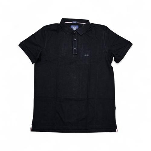 CAMISETA CON CUELLO TALLA 2XL - RF - COD11 - CLASSIC DEFAULT - CUELLO FRANCES - NEGRO