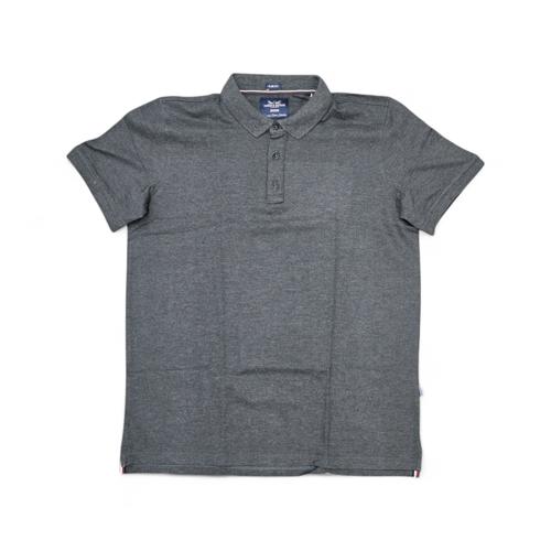 CAMISETA CON CUELLO TALLA 2XL - RF - COD11 - CLASSIC DEFAULT - CUELLO FRANCES - PLOMO RATON (MARENGO)