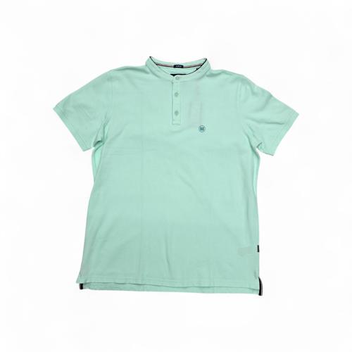 CAMISETA TALLA L - RF - COD11 - STYLE BASIC  - CUELLO CHINO / MAO - MENTA