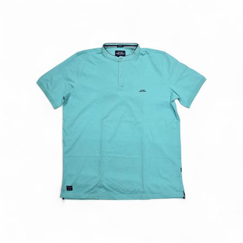CAMISETA CON CUELLO TALLA 3XL - COD11 - MAO/PCM500 - CELESTE MEDIO