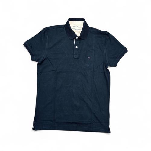 CAMISETA CON CUELLO TALLA 3XL - RF - COD30 - CLASSIC DEFAULT - CUELLO FRANCES - AZUL MARINO