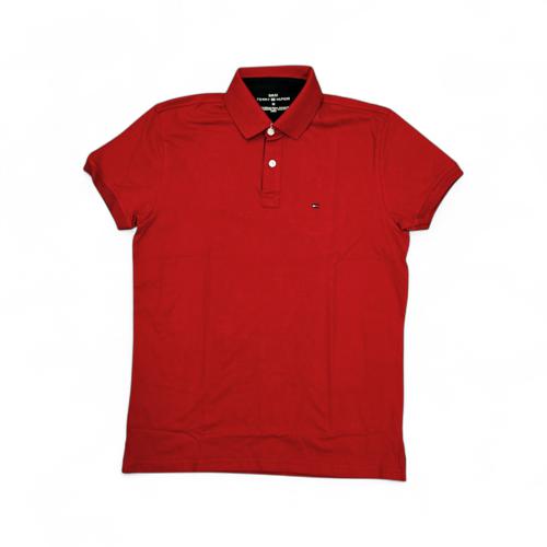 CAMISETA CON CUELLO TALLA L - RF - COD30 - CLASSIC DEFAULT - CUELLO FRANCES - ROJO