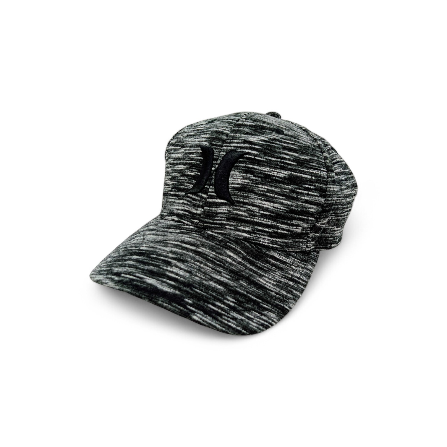 GORRA NORMAL CERRADA - HURLEY - PLOMA JASPEADO/NEGRO L/XL
