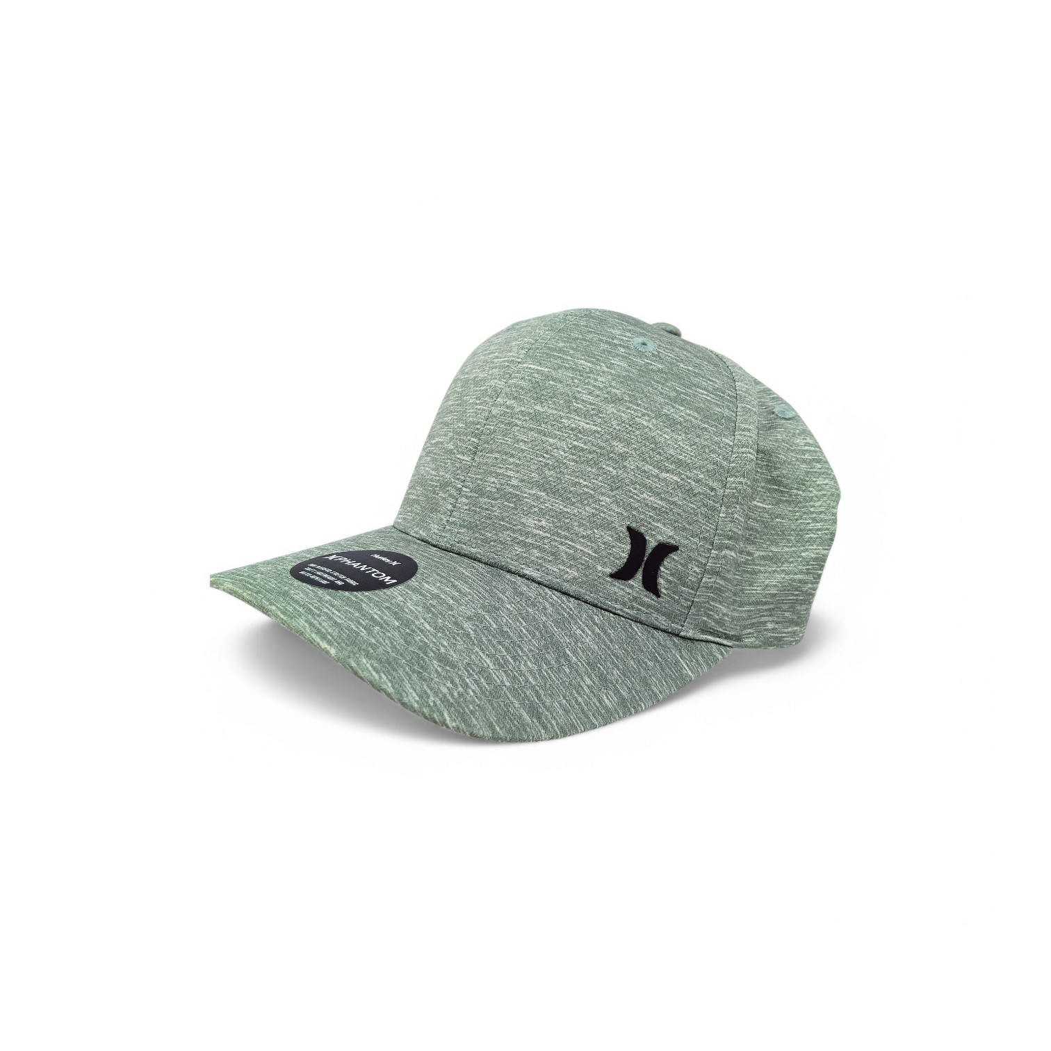GORRA PHANTOM NORMAL CERRADA - HURLEY - VERDE CEMENTO JASPEADO