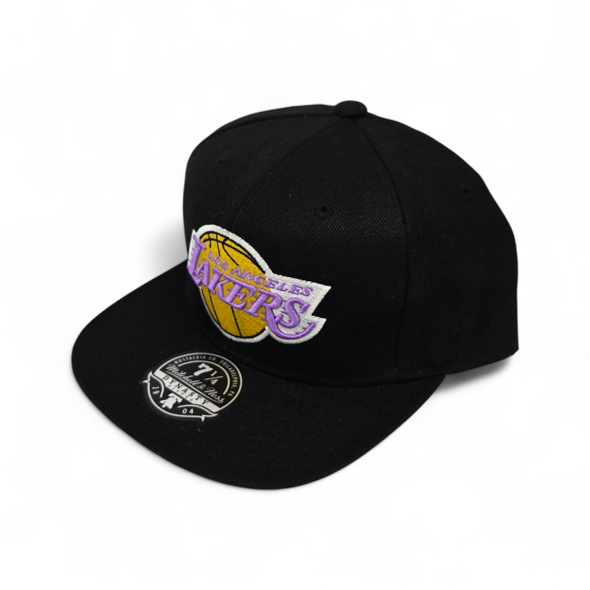 GORRA TALLA 7 1/4 - UB - COD143 - SNAPBACK/LK - PLANA / CERRADA - NEGRA/AMAR.