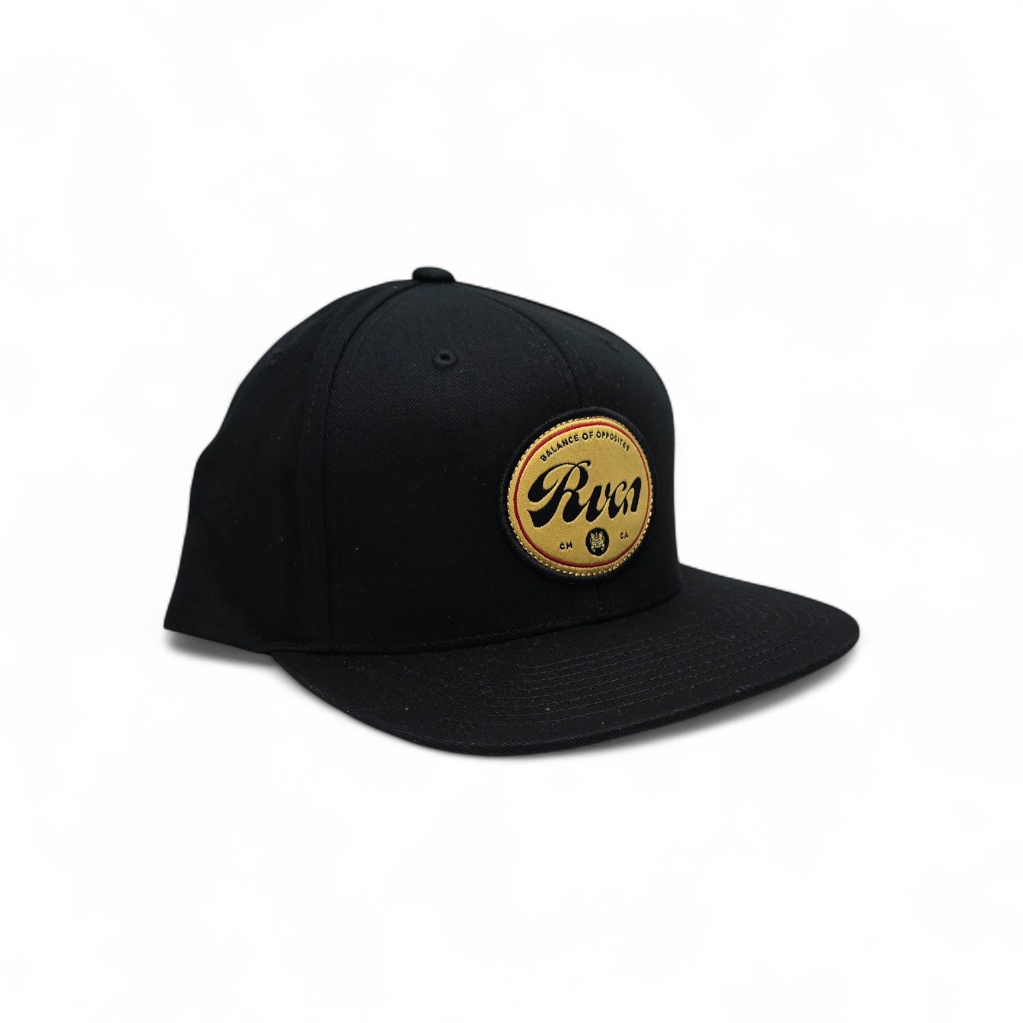 GORRA TALLA ESTÁNDAR/ STD - UB - COD26 - PILS SNAPBACK - PLANA AJUSTABLE - NEGRO/AMAR.