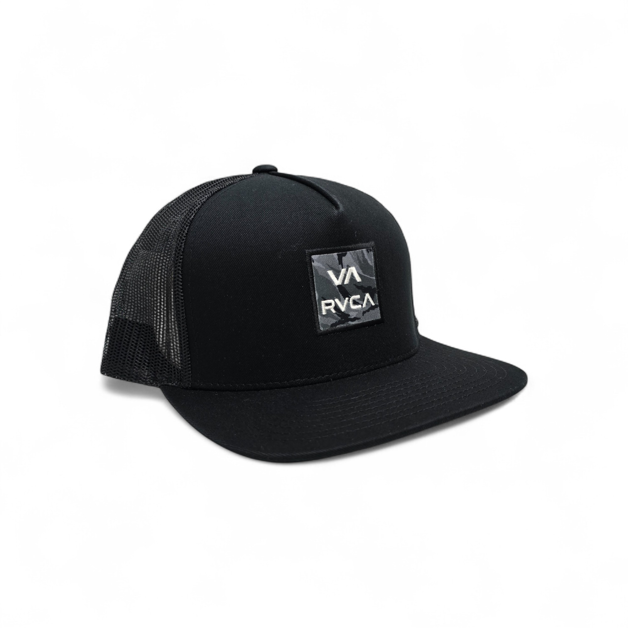 GORRA TALLA ESTÁNDAR/ STD - UB - COD26 - PRINT TRUCKER - PLANA AJUSTABLE - NEGRO/GRIS