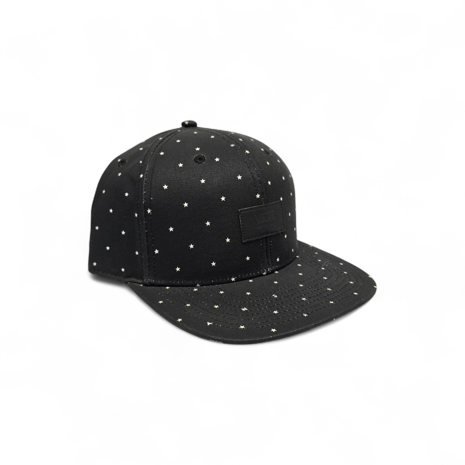 GORRA TALLA ESTÁNDAR/ STD - UB - COD33 - SNAPBACK - PLANA / AJUSTABLE - NEGRO/BLANCO