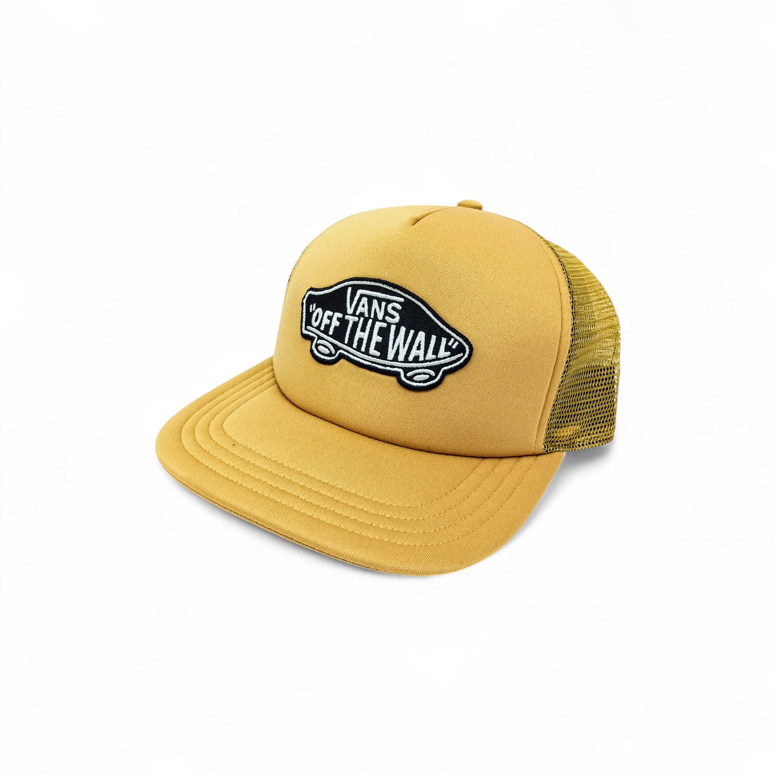GORRA TALLA ESTÁNDAR /STD - AJUSTABLE BROCHE - COD33 - BASIC CAP / NORMAL - MOSTAZA/NEGRO/BLANCO