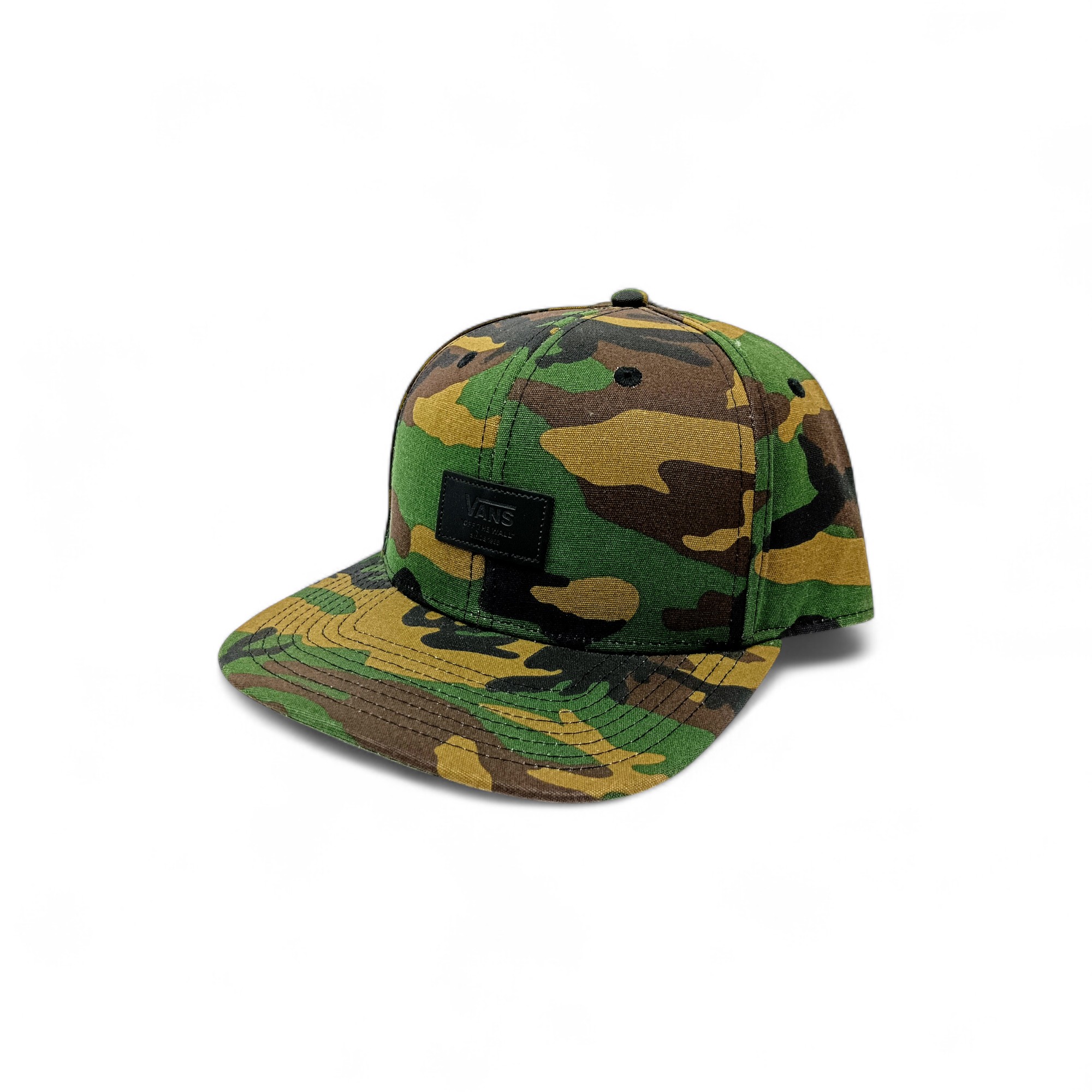 GORRA TALLA ESTÁNDAR /STD - AJUSTABLE BROCHE - CODVN33 - BASIC CAP / PLANA - VERDE MILITAR/NEGRO