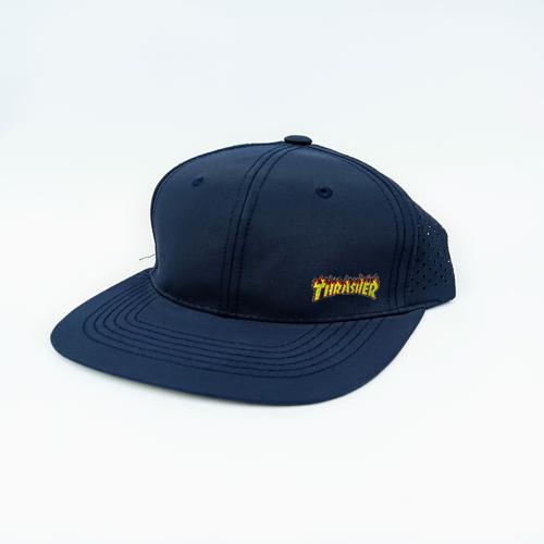 GORRA TALLA ESTÁNDAR/ STD - UB - COD1 - SNAPBACK -  FITSALL - PLANA AJUSTABLE - AZUL MARINO
