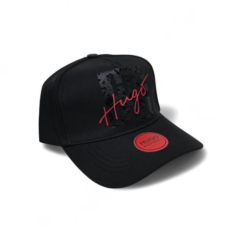 GORRA TALLA ESTANDAR STD - UB - COD79 - SNAP BACK - NORMAL AJUSTABLE - NEGRO/ROJO