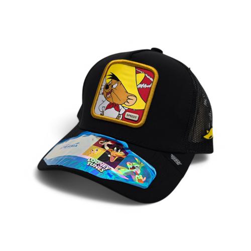 GORRA TALLA STD - UB - COD88 - TRUCKS / COMICS - SPEEDY - NORMAL AJUSTABLE - NEGRA