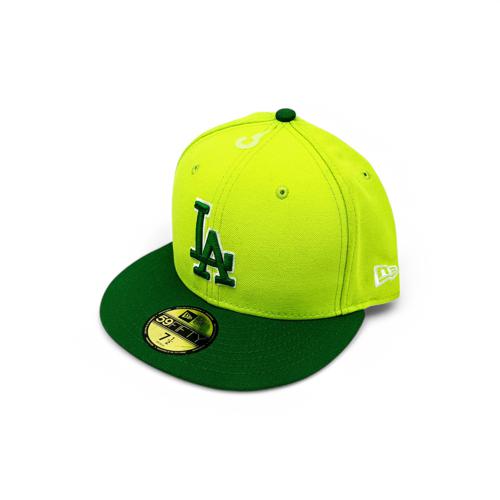 GORRA TALLA 7 1/2 - UB - COD70 - BASIC/59FIFTY - PLANA CERRADA - VERDE NEON /VR