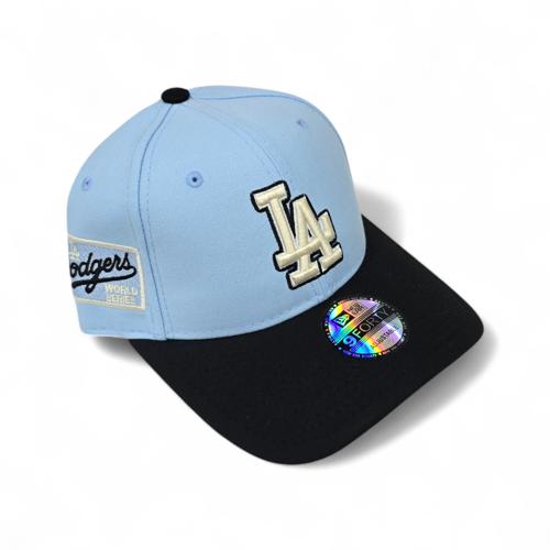 GORRA - UB - COD70 - 9 FORTY - NORMAL AJUSTABLE - CELESTE/NEGRO