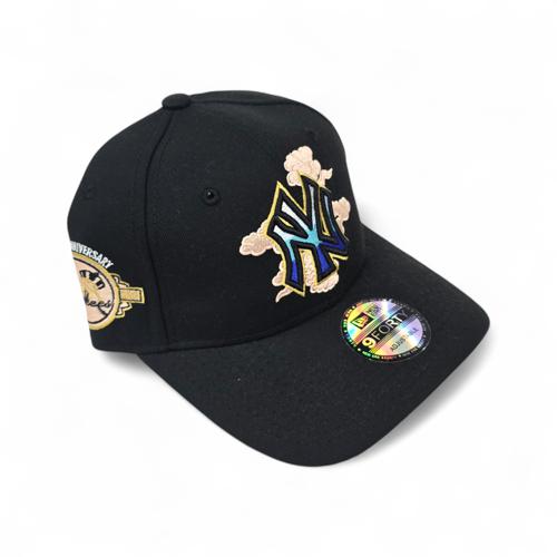 GORRA TALLA 7 3/8 - UB - COD70 - 9 FORTY - NORMAL CERRADA - NEGRO