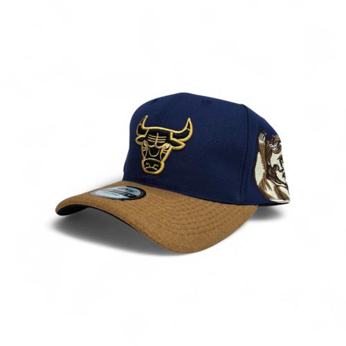 GORRA TALLA STD - UB - COD70 - 59FIFTY - NORMAL AJUSTABLE - AZUL/CAFÉ