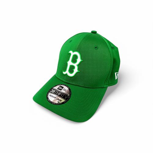 GORRA NORMAL CERRADA - TALLA M/L - NEW ERA - BOSTON RED SOX- 39THIRTY - VERDE/BL