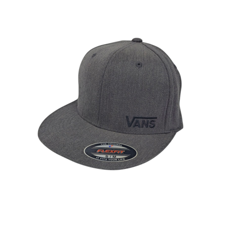 GORRA TALLA S/M - UB - COD33 - SNAPBACK - PLANA / CERRADA - PLOMO/NEGRO