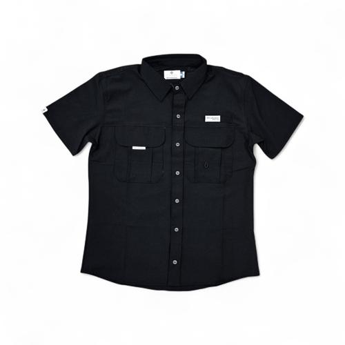 CAMISA MANGA CORTA TALLA 2XL - RF - COD71 - NIVEAU F. - CUELLO FRANCES - NEGRO