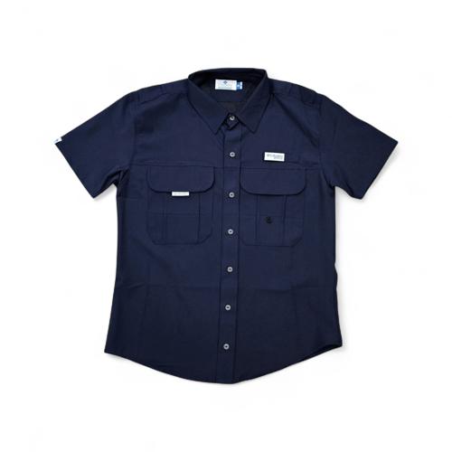 CAMISA MANGA CORTA TALLA XL - RF - COD71 - NIVEAU F. - CUELLO FRANCES - AZUL MARINO