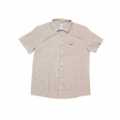 CAMISA MANGA CORTA TALLA L - RF - COD147 - BIGMEN / URBAN - ALL STREET - BEIGE OSCURO