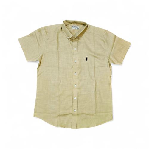 CAMISA MANGA CORTA TALLA L - RF - COD163 - FASHION COLL. - CUELLO FRANCES - CAKI