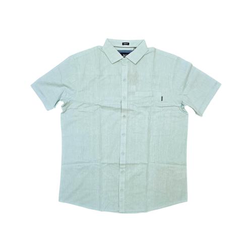 CAMISA MANGA CORTA TALLA 2XL - RF - COD11 - LUHI - CUELLO FRANCES - CELESTE CIELO