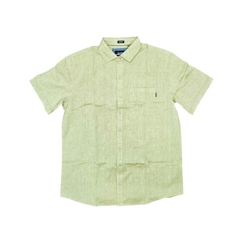 CAMISA MANGA CORTA TALLA 2XL - RF - COD11 - LUHI - CUELLO FRANCES - VERDE