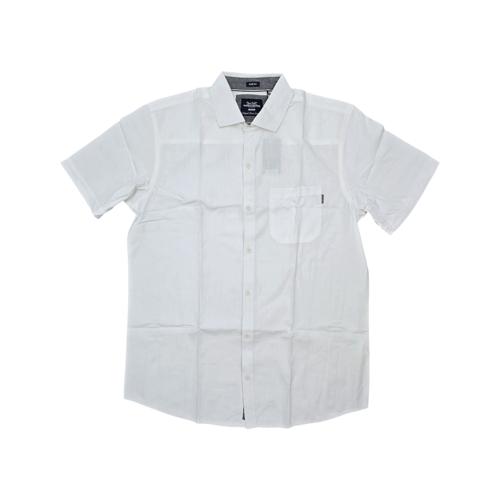 CAMISA MANGA CORTA TALLA M - RF - COD11 - ZINERVA - CUELLO FRANCES - BLANCO