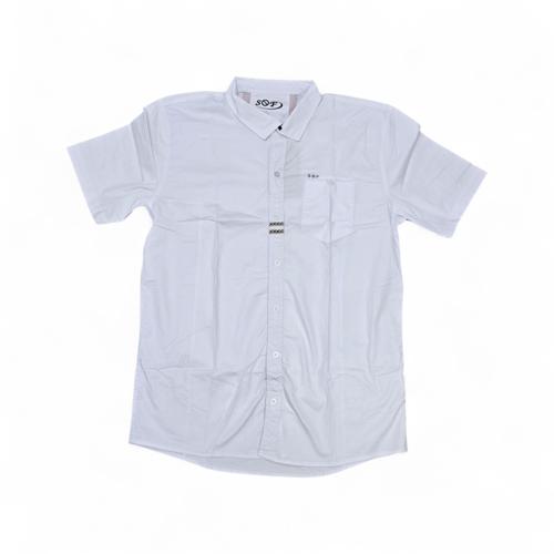 CAMISA MANGA CORTA TALLA XL - RF - COD36 - CLASSIC DEFAULT - CUELLO FRANCES - BLANCO