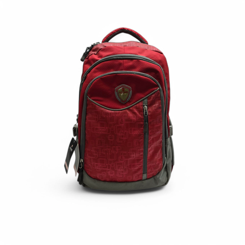MOCHILA - DP - COD155 - BACK/J47183 - SINCE 1985 - ROJO/GRIS