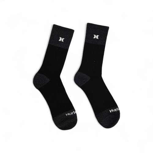 MEDIAS CAÑA ALTA TALLA 10-12 - SPORT - COD12 - BASIC - ELASTIC FRESH - NEGRO/GRIS/BLANCO