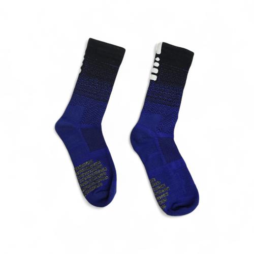 MEDIAS CAÑA ALTA TALLA 10-12 - SPORT - COD112 - BASIC - ELASTIC FRESH - AZUL/NEGRO/BLANCO