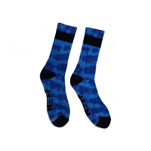 MEDIAS CAÑA ALTA TALLA 10-12 - SPORT - COD74 - BASIC - ELASTIC FRESH - AZULELECTRICO/NEGRO