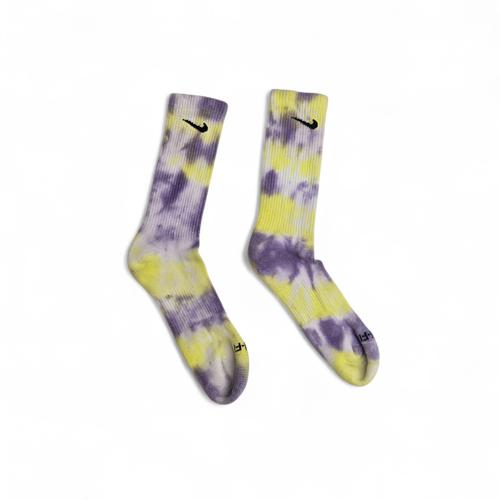 MEDIAS CAÑA ALTA TALLA 10-12 - SPORT - COD18 - BASIC - ELASTIC FRESH - AMARILLO/LILA/BLANCO/NEGRO