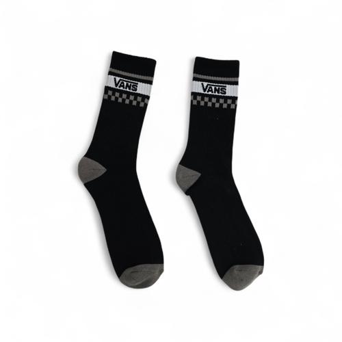 MEDIAS CAÑA ALTA TALLA 10-12 - SPORT - COD33 - BASIC - ELASTIC FRESH - NEGRO/PLOMO/BLANCO