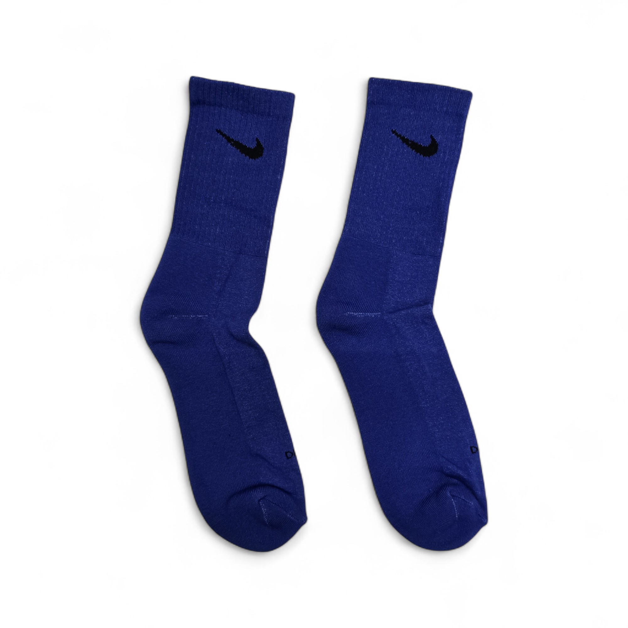 MEDIA CAÑA ALTA TALLA 10/12 - DP - COD18 - BASIC - ELASTIC FRESH -AZUL